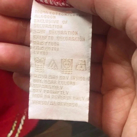 Vintage 2005 Tommy Hilfiger Red Chain Link V-neck Collared Tank Top Size Small - Picture 6 of 11